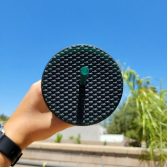 Starbucks 2022 Jelly Tinted Bling Dark Green Studded Cold Cup Tumbler 24oz - Picture 6 of 7